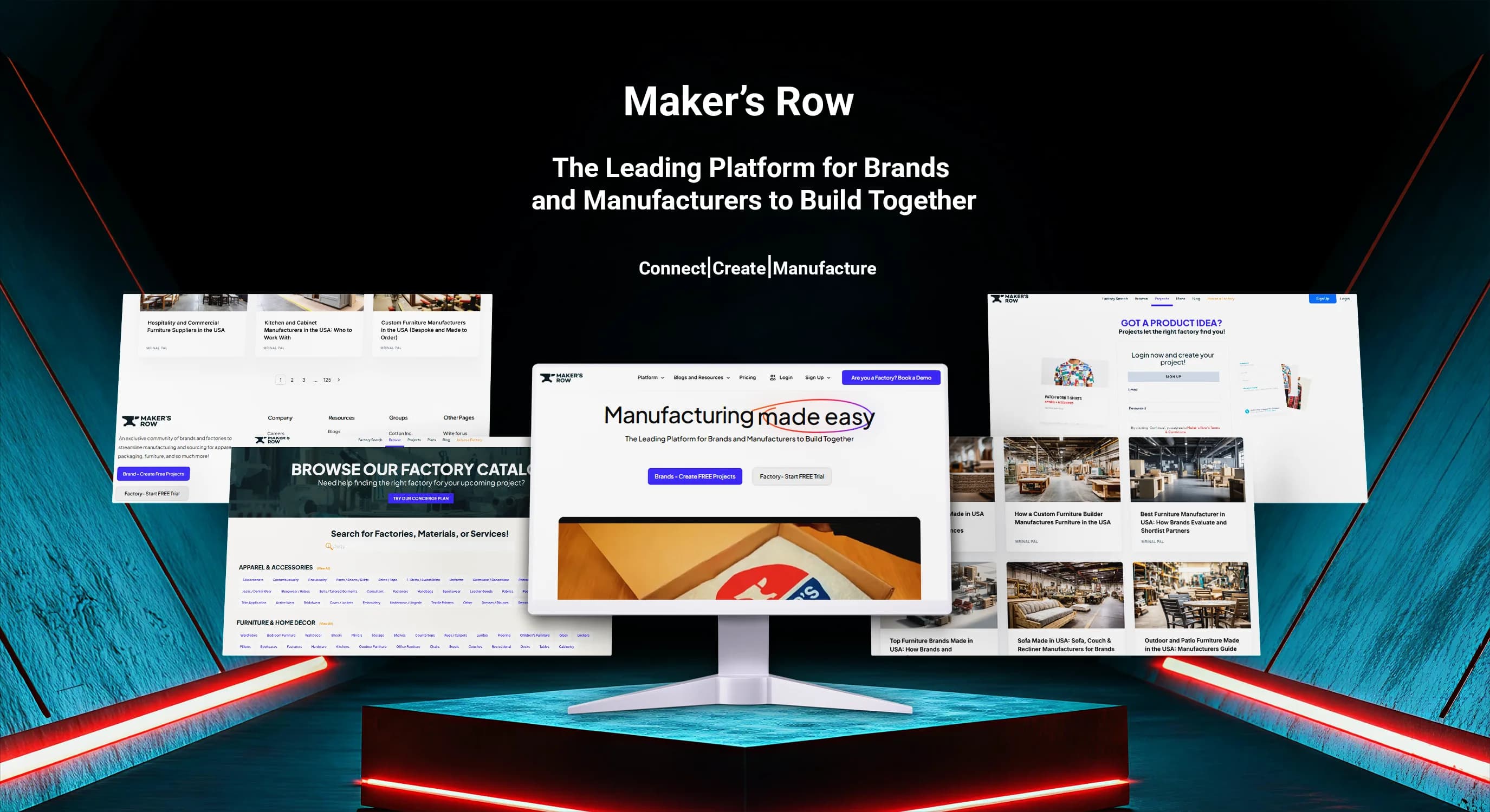 Maker's Row marketplace